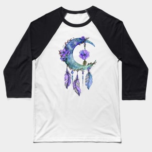 Moon Dreamcatcher Baseball T-Shirt